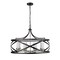 Z-Lite Malcalester 8 Light Pendant, Matte Black & White 481P30-MB-BN - alternate 6